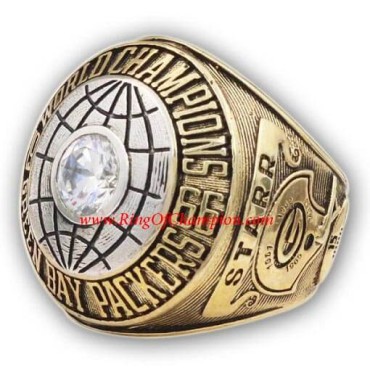 NFL 1966 Green Bay Packers Super Bowl I World Championship Ring, Replica Green Bay Packers Ring NFL 1966 Green Bay Packers Super Bowl I World Championship Ring, Replica Green Bay Packers Ring
