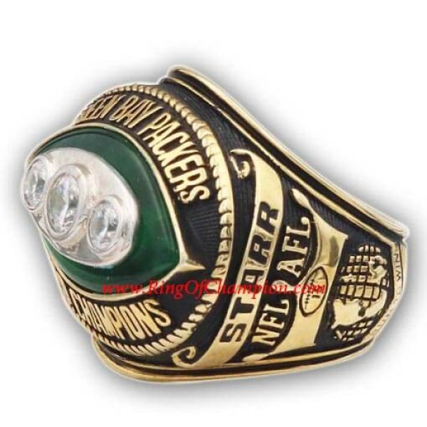 NFL 1967 Green Bay Packers Super Bowl II World Championship Ring, Replica Green Bay Packers Ring