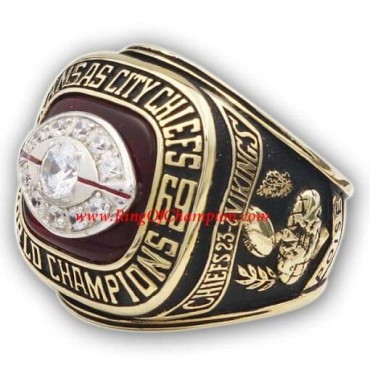 NFL 1969 Kansas City Chiefs Super Bowl IV World Championship Ring, Replica Kansas City Chiefs Ring