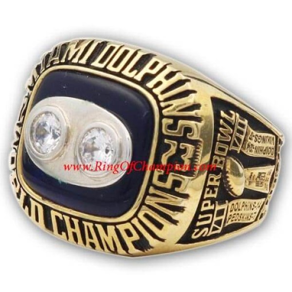 NFL 1973 Miami Dolphins Super Bowl VIII World Championship Ring, Replica Miami Dolphins Ring