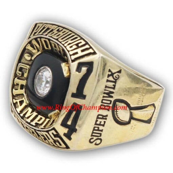 NFL 1974 Pittsburgh Steelers Super Bowl IX World Championship Ring, Replica Pittsburgh Steelers Ring
