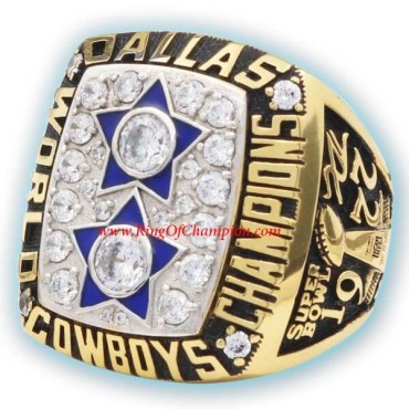 NFL 1977 Dallas Cowboys Super Bowl XII World Championship Ring, Replica Dallas Cowboys Ring
