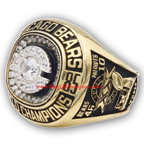 NFL 1985 Chicago Bears Super Bowl XX World Championship Ring, Replica Chicago Bears Ring
