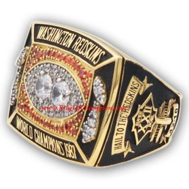 NFL 1987 Washington Redskins Super Bowl XXII World Championship Ring, Replica Washington Redskins Ring