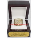 NFL 1991 Washington Redskins Super Bowl XXVI World Championship Ring, Replica Washington Redskins Ring