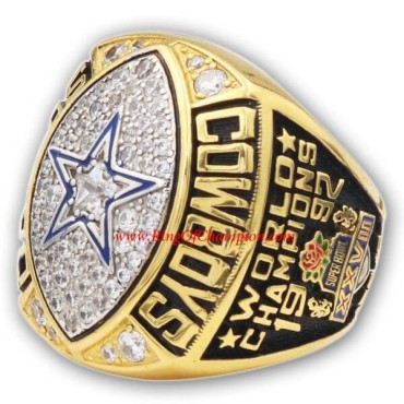 NFL 1992 Dallas Cowboys Super Bowl XXVII World Championship Ring, Replica Dallas Cowboys Ring NFL 1992 Dallas Cowboys Super Bowl XXVII World Championship Ring, Replica Dallas Cowboys Ring