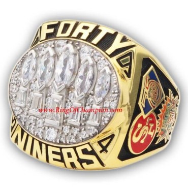NFL 1994 San Francisco 49ers Super Bowl XXIX World Championship Ring, Replica San Francisco 49ers Ring