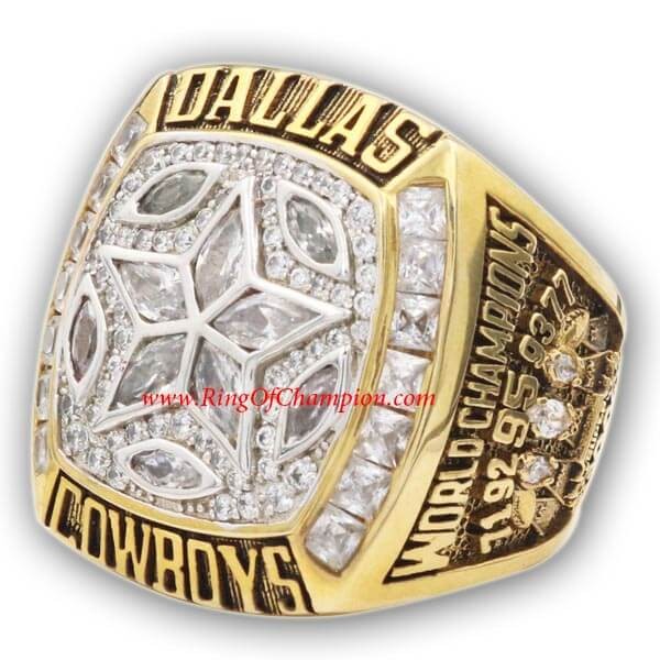NFL 1995 Dallas Cowboys Super Bowl XXX World Championship Ring, Replica Dallas Cowboys Ring