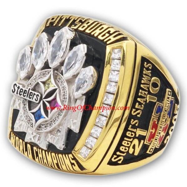 NFL 2005 Pittsburgh Steelers Super Bowl XL World Championship Ring, Replica Pittsburgh Steelers Ring