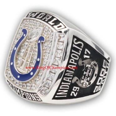 NFL 2006 Indianapolis Colts Super Bowl XLI World Championship Ring, Replica Indianapolis Colts Ring NFL 2006 Indianapolis Colts Super Bowl XLI World Championship Ring, Replica Indianapolis Colts Ring