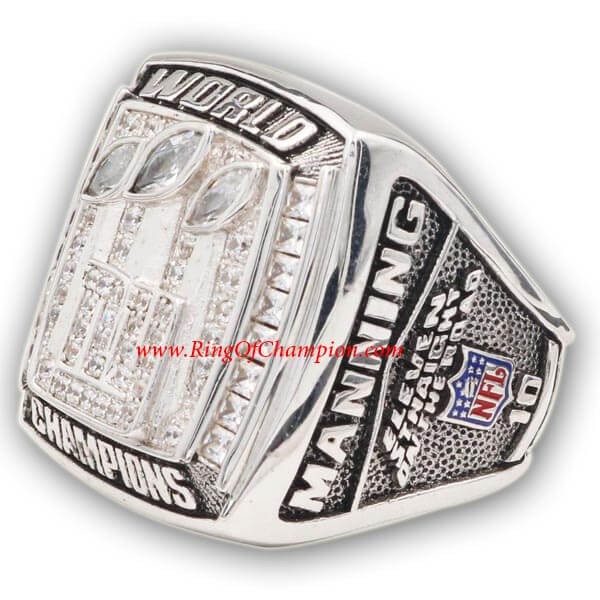 NFL 2007 New York Giants Super Bowl XLII World Championship Ring, Custom New York Giants Ring