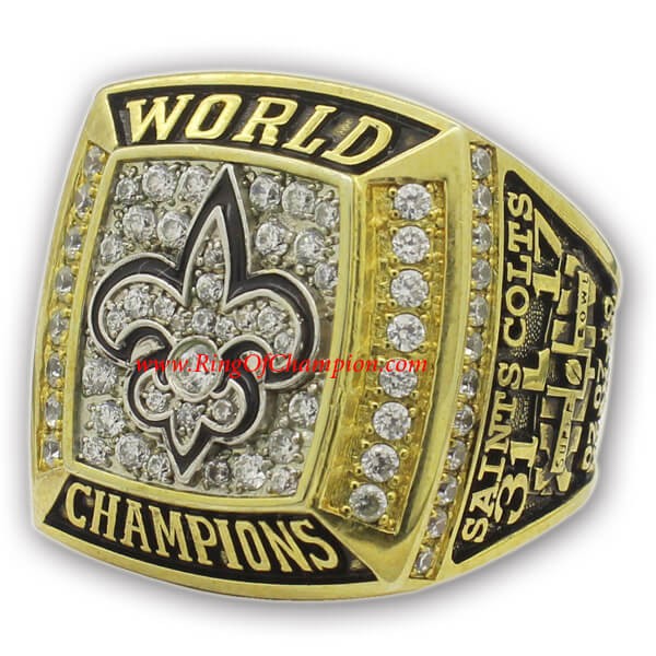 NFL 2009 New Orleans Saints Super Bowl XLIV World Championship Ring, Replica New Orleans Saints Ring