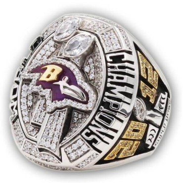 2012 Baltimore Ravens Super Bowl XLVII World Championship Ring, Replica Baltimore Ravens Ring 2012 Baltimore Ravens Super Bowl XLVII World Championship Ring, Replica Baltimore Ravens Ring