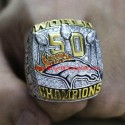 NFL 2015 Denver Broncos Super Bowl 50 World Championship Ring, Custom Denver Broncos Champions Ring