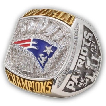 NFL 2016 New England Patriots Super Bowl LI Championship FAN Ring, Custom New England Patriots Champions Ring NFL 2016 New England Patriots Super Bowl LI Championship FAN Ring, Custom New England Patriots Champions Ring