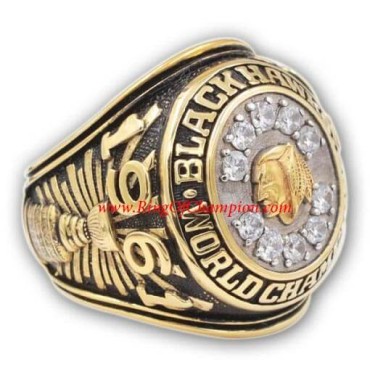 NHL 1961 Chicago Blackhawks Stanley Cup Championship Ring, Custom Chicago Blackhawks Champions Ring NHL 1961 Chicago Blackhawks Stanley Cup Championship Ring, Custom Chicago Blackhawks Champions Ring