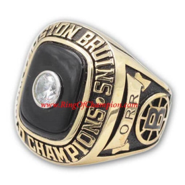 NHL 1970 Boston Bruins Stanley Cup Championship Ring, Custom Boston Bruins Champions Ring