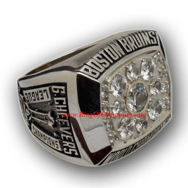 NHL 1972 Boston Bruins Stanley Cup Championship Ring, Custom Boston Bruins Champions Ring