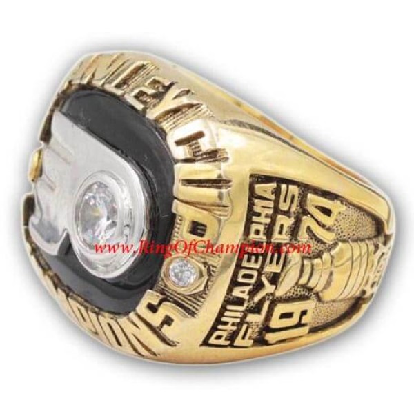 NHL 1974 Philadelphia Flyers Stanley Cup Championship Ring, Custom Philadelphia Flyers Champions Ring
