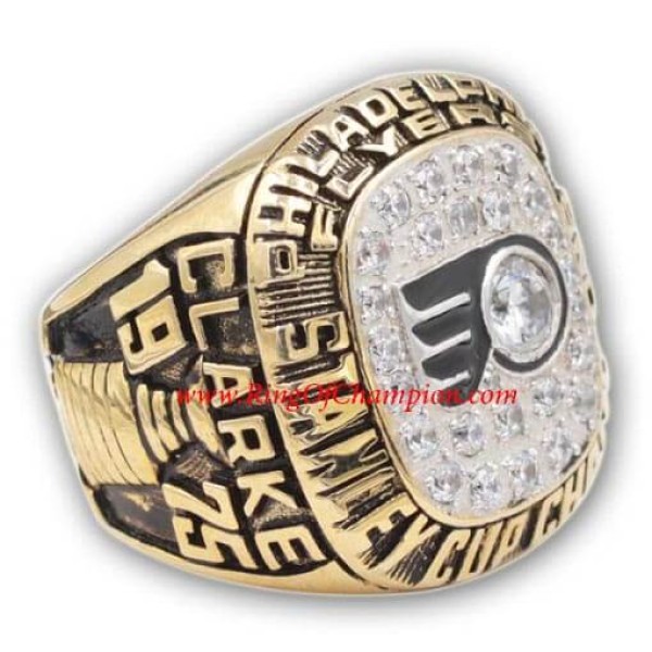 NHL 1975 Philadelphia Flyers Stanley Cup Championship Ring, Custom Philadelphia Flyers Champions Ring