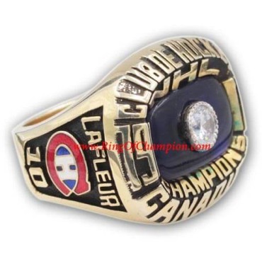 NHL 1977 Montreal Canadiens Men's Hockey Stanley Cup Championship Ring, Custom Montreal Canadiens Champions Ring