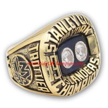 NHL 1981 New York Islanders Stanley Cup Championship Ring, Custom New York Islanders Champions Ring NHL 1981 New York Islanders Stanley Cup Championship Ring, Custom New York Islanders Champions Ring