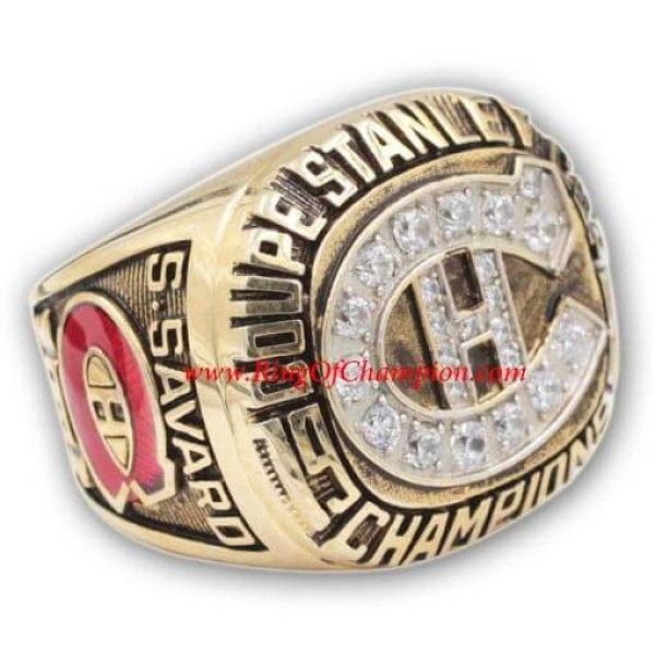 NHL 1986 Montreal Canadiens Stanley Cup Championship Ring, Custom Montreal Canadiens Champions Ring