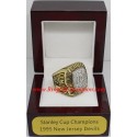NHL 1995 New Jersey Devils Stanley Cup Championship Ring, Custom New Jersey Devils Champions Ring