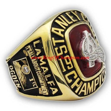 NHL 1996 Colorado Avalanche Stanley Cup Championship Ring, Custom Colorado Avalanche Champions Ring NHL 1996 Colorado Avalanche Stanley Cup Championship Ring, Custom Colorado Avalanche Champions Ring