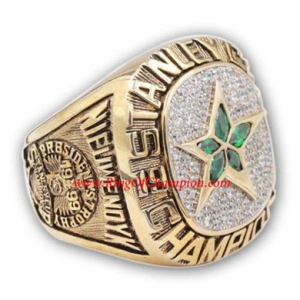 NHL  1999 Dallas Stars Stanley Cup Championship Ring, Custom Dallas Stars Champions Ring