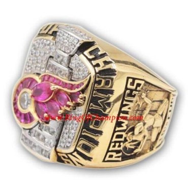 NHL 2002 Detroit Red Wings Stanley Cup Championship Ring, Custom Detroit Red Wings Champions Ring NHL 2002 Detroit Red Wings Stanley Cup Championship Ring, Custom Detroit Red Wings Champions Ring