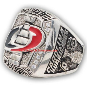 NHL 2006 Carolina Hurricanes Stanley Cup Championship Ring, Custom Carolina Hurricanes Champions Ring NHL 2006 Carolina Hurricanes Stanley Cup Championship Ring, Custom Carolina Hurricanes Champions Ring