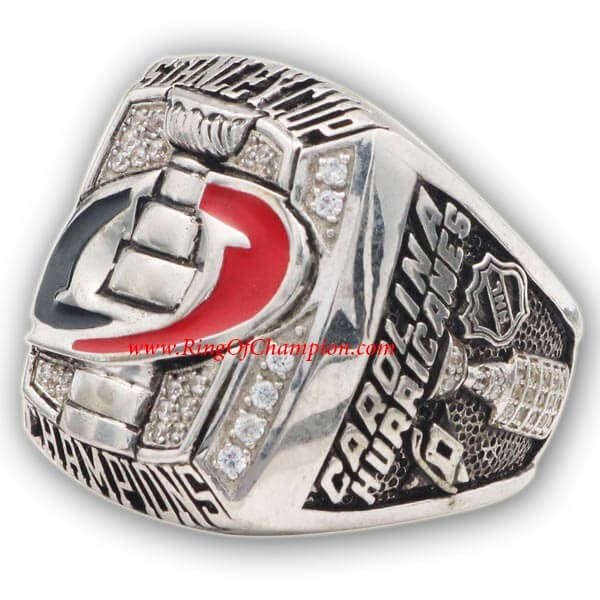 NHL 2006 Carolina Hurricanes Stanley Cup Championship Ring, Custom Carolina Hurricanes Champions Ring