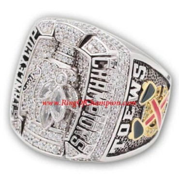 NHL 2010 Chicago Blackhawks Stanley Cup Championship Ring, Custom Chicago Blackhawks Champions Ring