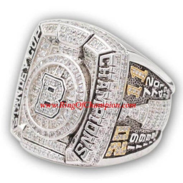 NHL 2011 Boston Bruins Stanley Cup Championship Ring, Custom Boston Bruins Champions Ring