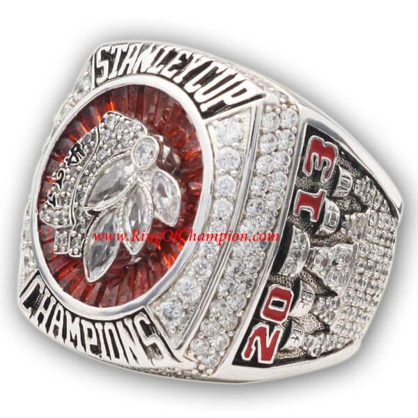 NBA 2013 Chicago Blackhawks Stanley Cup Championship Ring, Custom Chicago Blackhawks Champions Ring